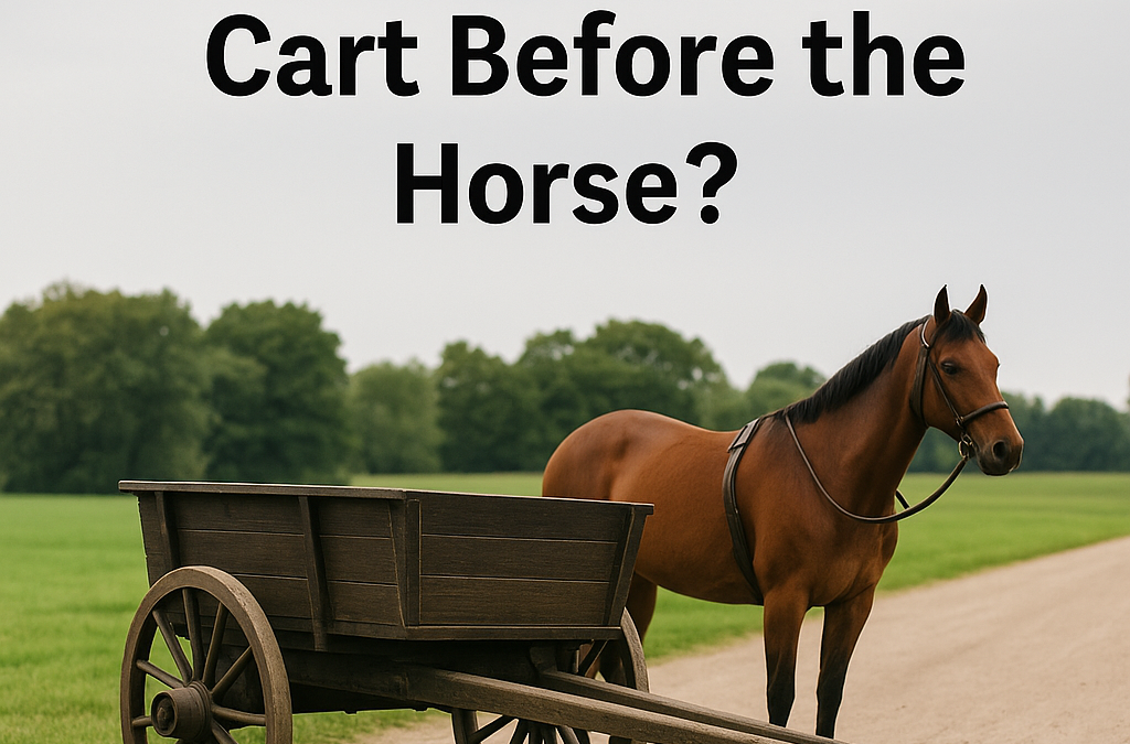 Have We Put the Cart Before the Horse?